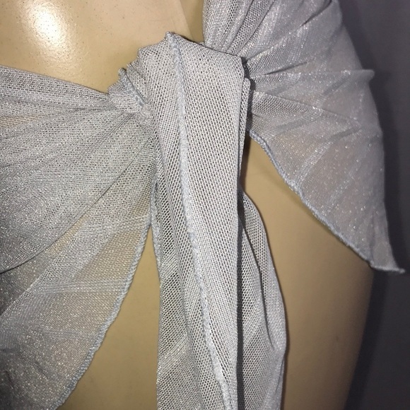 Zuliana Striped Short Sarong Made in USA - Picture 4 of 4